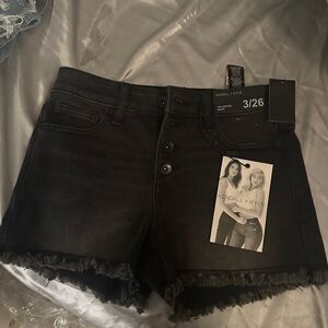 Kendall & Kylie Black Jean Shorts